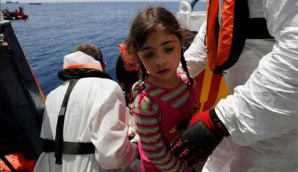 Migrant rescue on the Mediterranean