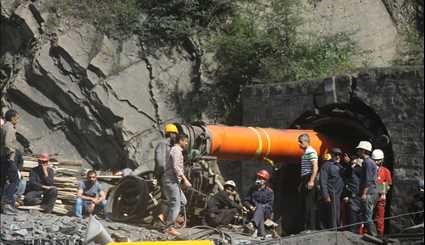 Relief work still continues in Golestan coal mine