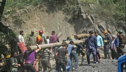 Relief work still continues in Golestan coal mine