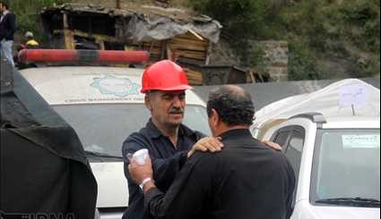 چهارمین روز امدادرسانی به حادثه دیدگان معدن یورت آزادشهر | تصاویر