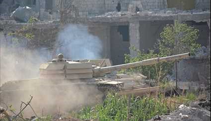Syrian Army in Clashes with Terrorists in Eastern Ghouta