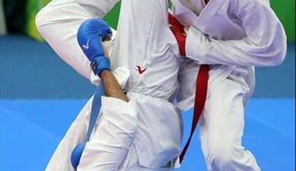 بالصور.. منتخب ايران للكاراتية في دورة ألعاب التضامن الاسلامي