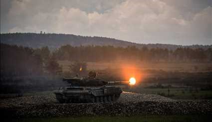 رزمایش تانک های ناتو در آلمان‎ | تصاویر