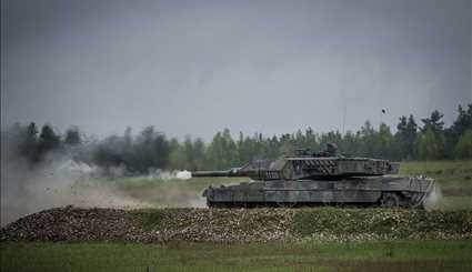 رزمایش تانک های ناتو در آلمان‎ | تصاویر