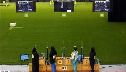 انتهاء مسابقات الرماية بالمسدس للدول الاسلامية لعام 2017 في باكو