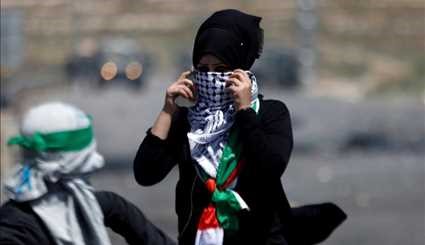 Palestinians protest on Nakba anniversary