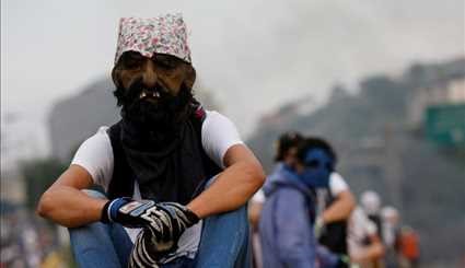 Venezuela's masks of protest