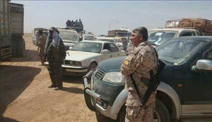 قوات الحشد الشعبي العراقي ترفع العبوات الناسفة وتطهر المنازل المفخخة جنوب ناحية القيروان