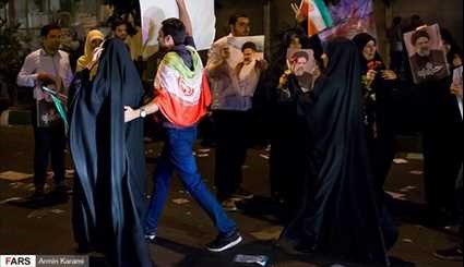 بالصور.. الحملات الانتخابية في طهران عشية الصمت الانتخابي