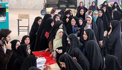 Iranians Queue up to Vote in Presidential & City Council Elections