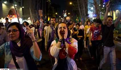 Rouhani reelection celebrated in Tehran - 1