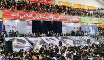 Tabrizi people celebrate Rouhani reelection