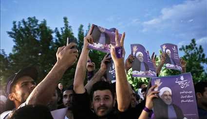 Post-election celebrations across Iran