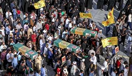 Funeral six martyr in Qom