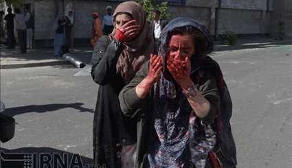 انفجار مهیب در منطقه دیپلماتیک کابل/ تصاویر