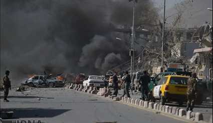 Explosion in Kabul's diplomatic district / Pictures