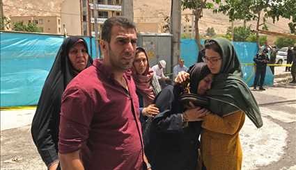 Casualties of hypermarket blast in Shiraz