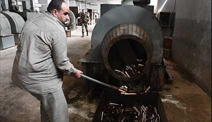 Syrian Military Factory Makes Ammunition for Fight against Terrorism