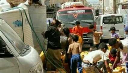 معاناة شعب اليمن من انقطاع الكهرباء والماء والخدمات جراء العدوان السعودي الظالم
