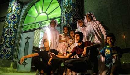 آیین گرگیعان در ماه مبارک رمضان/ تصاویر