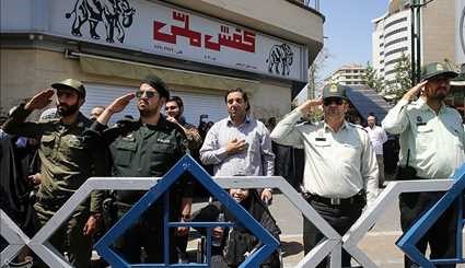تشييع شهداء الهجومين الارهابيين في طهران