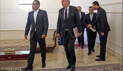 دیدار وزیر دارایی اتریش با وزیر امور خارجه | تصاویر