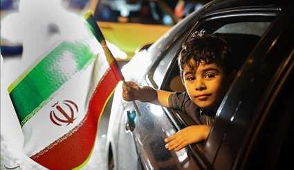 شادی مردم تهران پس از صعود تیم ملی فوتبال به جام جهانی 2018 (2) | تصاویر