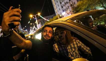 شادی مردم اهواز پس از صعود تیم ملی فوتبال به جام جهانی روسیه | تصاویر