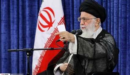 Leader receives Iran's senior officials