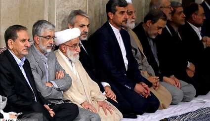 Leader receives Iran's senior officials