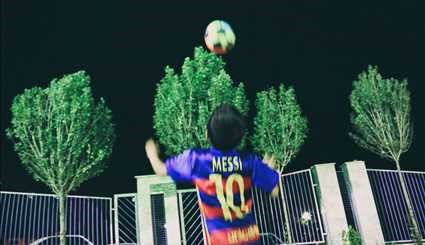 Children dream of being 'Messi'