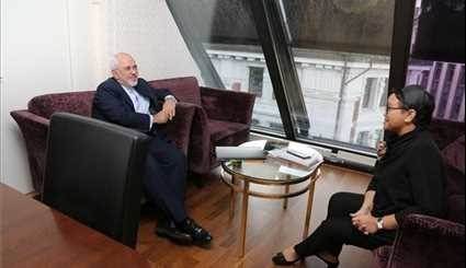 بالصور.. لقاءات ومحادثات وزير الخارجية الايراني في اوسلو