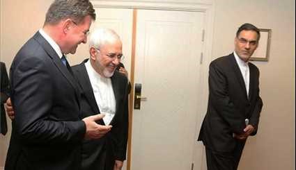 بالصور.. لقاءات ومحادثات وزير الخارجية الايراني في اوسلو
