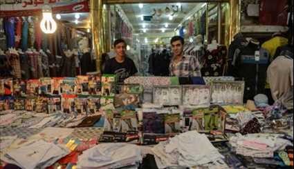 Iraqis Sell Goods in Mosul's Prophet Younis Market as ISIL Nightmare Nears End
