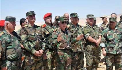 Chief of General Staff Inspects Army Units Operating in Palmyra