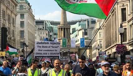 راهپیمایی روز جهانی قدس در لندن/ تصاویر