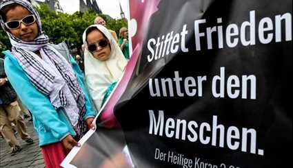 Muslims March in Anti-Terror Protest in Cologne