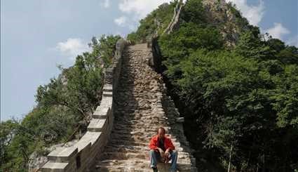بازسازی دیوار بزرگ چین | تصاویر