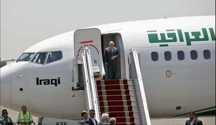ورود نخست وزیر عراق به تهران | تصاویر