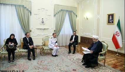 5 new envoys submit credentials to President Rouhani