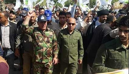 Iraq's Popular Forces Stage Int'l Quds Day Rally