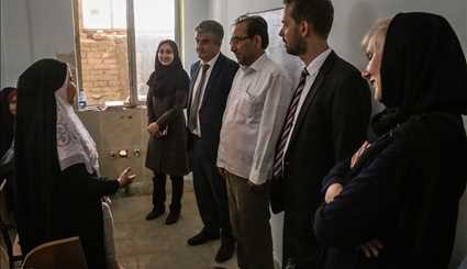 بازدید سفیر دانمارک از طرح های شورای پناهندگان دانمارک در کرج | تصاویر