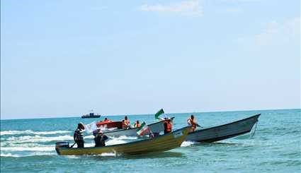 برگزاری مانور امنیت و ساماندهی سواحل در شهرستان مرزی آستارا | تصاویر