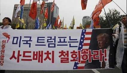 ‘No THAAD, Yes Peace Talks’ S. Koreans Protest ....
