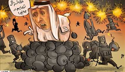 ترامپ و عربستان، آتش بیاران معرکه تروریسم | کاریکاتور