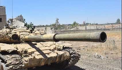 Syrian Army Troops Continue Anti-Terrorism Operations in Eastern Damascus