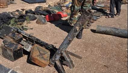Homs Syrian Army Discovers Israeli-Made Weapons in Al-Wa'er