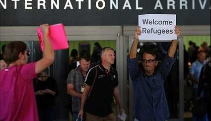 Protesters, Lawyers Descend on Airports