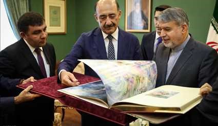اجتماع بین وزیر الثقافة الایراني ونظیره الاذربیجاني في طهران