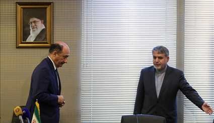 اجتماع بین وزیر الثقافة الایراني ونظیره الاذربیجاني في طهران